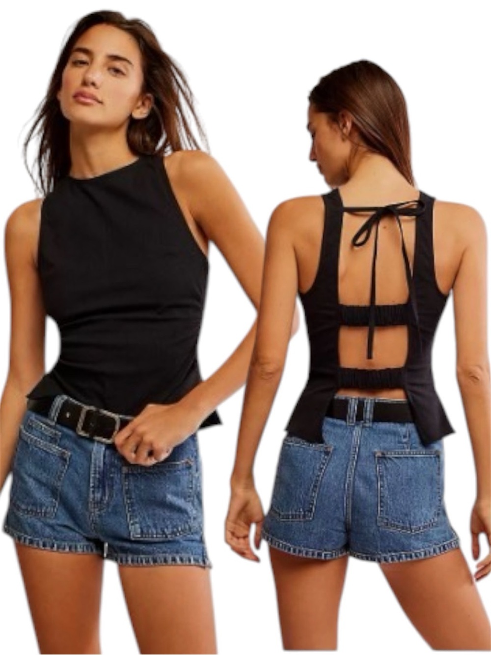 FREE PEOPLE Kaylor Backless Top size small